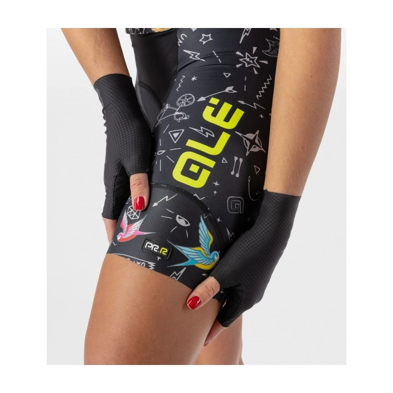Body Ciclismo ALE' PRR VERSILIA Nero Donna 9 Body Ciclismo ALE' PRR VERSILIA Nero Donna - immagine 7