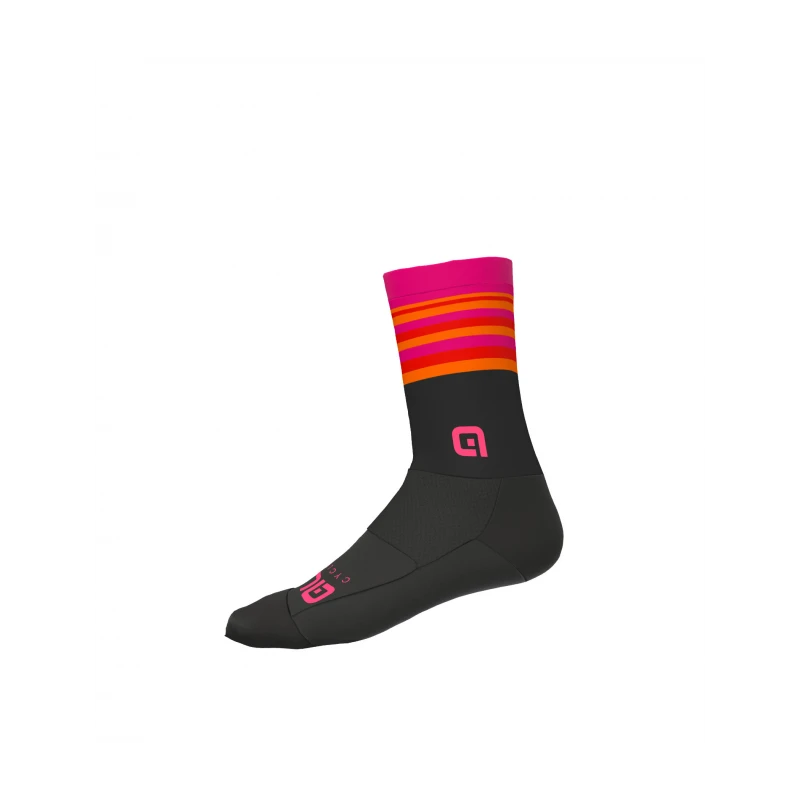Calza Invernale ALE' Stripe 18cm Rosa Fluo 3 Calza Invernale ALE' Stripe 18cm Rosa Fluo