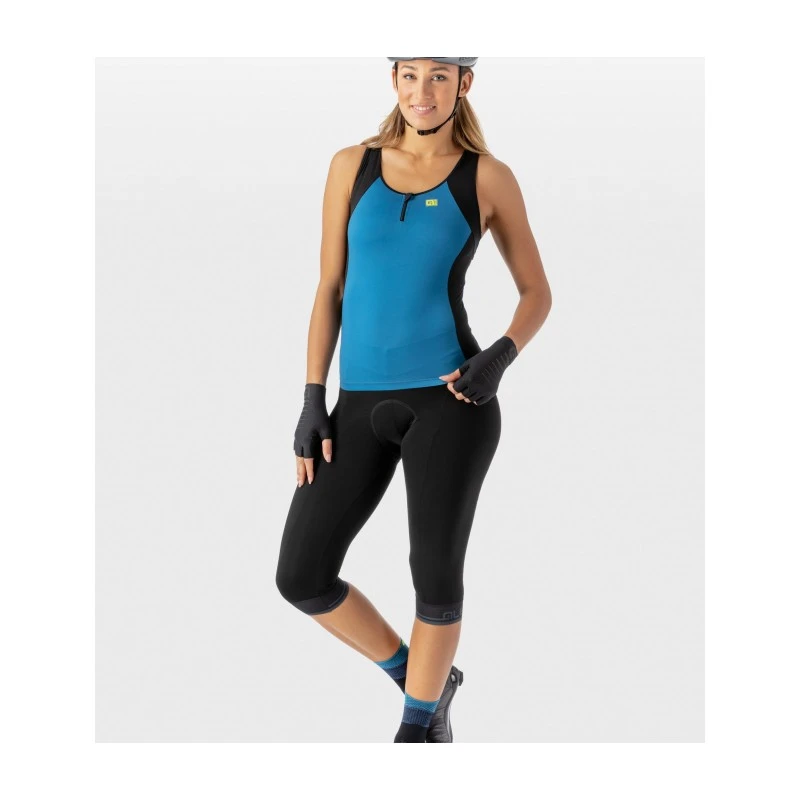 Canotta Top Ciclismo Donna ALE' SOLID BLOCK Laguna 5 Canotta Top Ciclismo Donna ALE' SOLID BLOCK Laguna - immagine 3