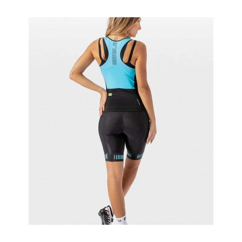 Canotta Top Ciclismo Donna ALE' SOLID BLOCK Turchese 6 Canotta Top Ciclismo Donna ALE' SOLID BLOCK Turchese - immagine 4