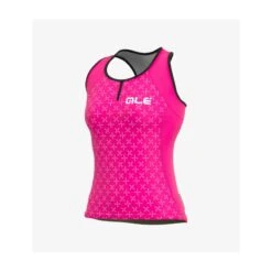 Canotta Top Ciclismo Donna ALE' SOLID HELIOS Magenta