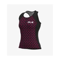 Canotta Top Ciclismo Donna ALE' SOLID HELIOS Nero