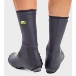 Copriscarpe Invernale Antipioggia ALE' RAIN Nero Giallo -Affari Ciclistici copriscarpe invernale antipioggia ale rain nero giallo 2
