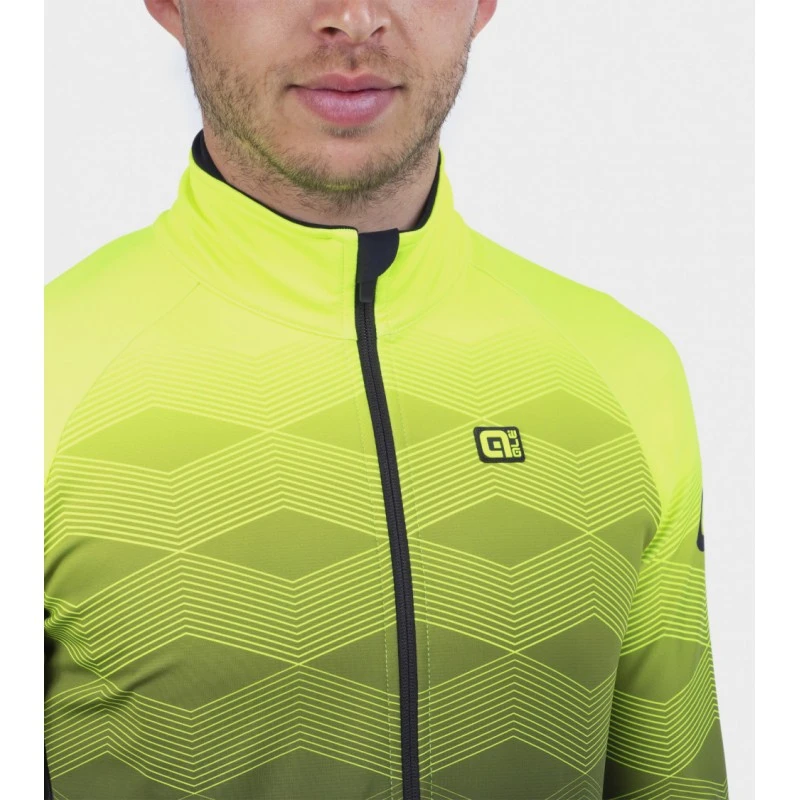 Giubbino Invernale Ciclismo ALE' PR-R MAGNITUDE Nero-giallo Fluo 2022 7 Giubbino Invernale Ciclismo ALE' PR-R MAGNITUDE Nero-giallo Fluo 2022 - immagine 5