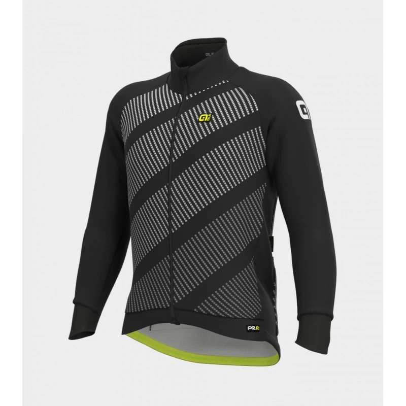Giubbino Invernale Ciclismo ALE' PR-R TAK WOOL THERMO Nero-grigio 2022 3 Giubbino Invernale Ciclismo ALE' PR-R TAK WOOL THERMO Nero-grigio 2022