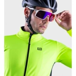 Giubbino Invernale Ciclismo ALE' SOLID FONDO Giallo Fluo 2022 -Affari Ciclistici giubbino invernale ciclismo ale solid fondo giallo fluo 2022 4