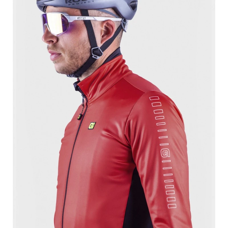 Giubbino Invernale Ciclismo ALE' SOLID FONDO Rosso 2022 7 Giubbino Invernale Ciclismo ALE' SOLID FONDO Rosso 2022 - immagine 5