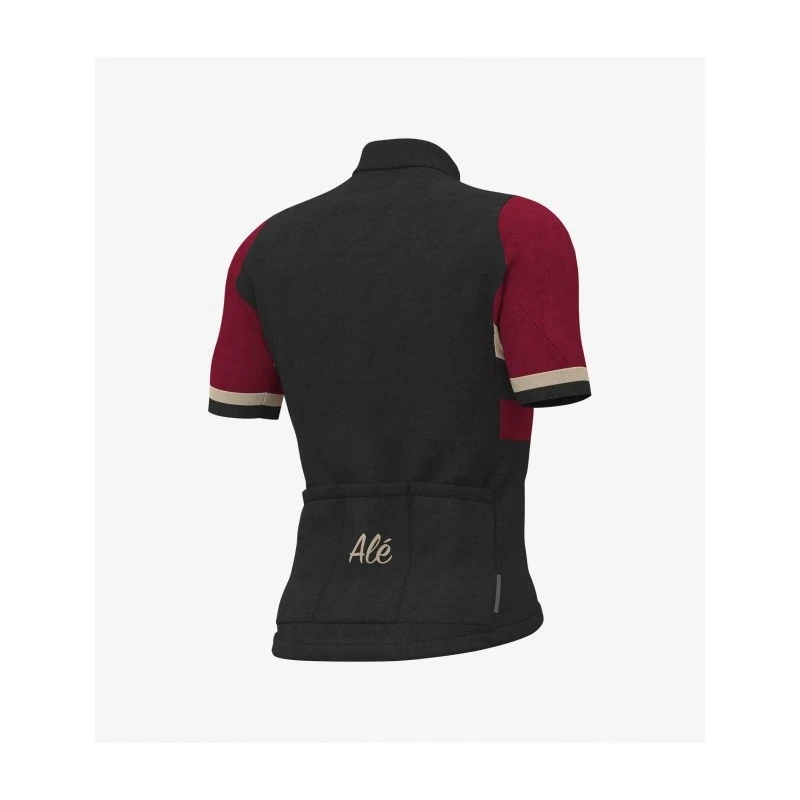 Maglia Ciclismo ALE' CLASSIC VINTAGE Bordeaux 4 Maglia Ciclismo ALE' CLASSIC VINTAGE Bordeaux - immagine 2