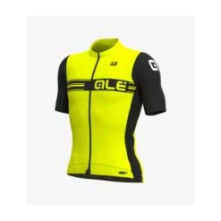 Maglia Ciclismo ALE' GRAPHICS PR-S LOGO Summer Giallo Fluo