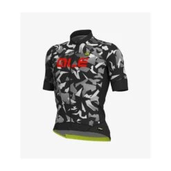 Maglia Ciclismo ALE' GRAPHICS PRR GLASS Nero Grigio