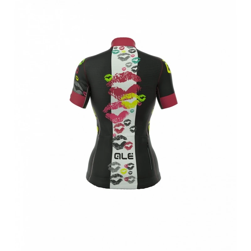 Maglia Ciclismo ALE' GRAPHICS PRR SMACK Nero-fragola 4 Maglia Ciclismo ALE' GRAPHICS PRR SMACK Nero-fragola - immagine 2