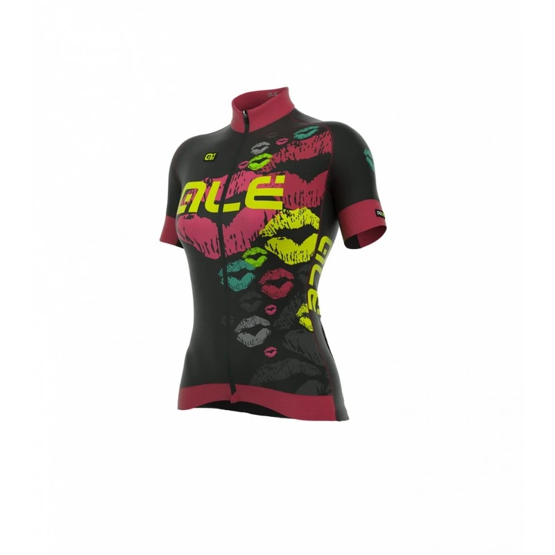 Maglia Ciclismo ALE' GRAPHICS PRR SMACK Nero-fragola 3 Maglia Ciclismo ALE' GRAPHICS PRR SMACK Nero-fragola