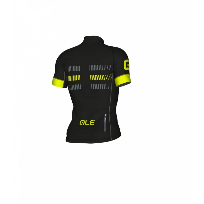 Maglia Ciclismo ALE' GRAPHICS PRR STRADA Nero-giallo Fluo 4 Maglia Ciclismo ALE' GRAPHICS PRR STRADA Nero-giallo Fluo - immagine 2