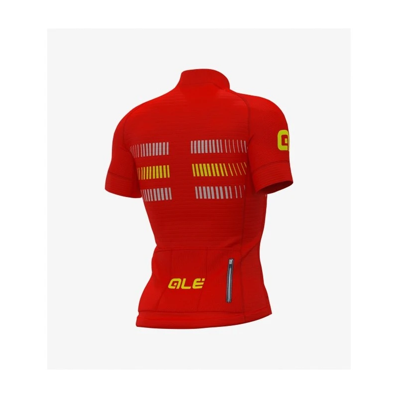 Maglia Ciclismo ALE' GRAPHICS PRR STRADA Rosso Giallo 4 Maglia Ciclismo ALE' GRAPHICS PRR STRADA Rosso Giallo - immagine 2
