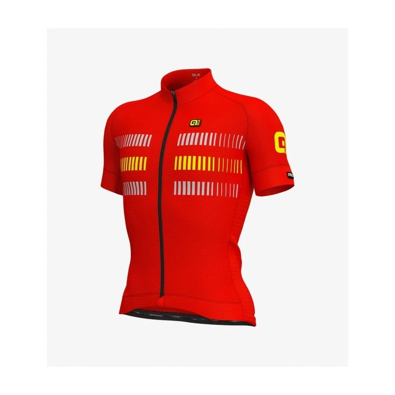 Maglia Ciclismo ALE' GRAPHICS PRR STRADA Rosso Giallo 3 Maglia Ciclismo ALE' GRAPHICS PRR STRADA Rosso Giallo