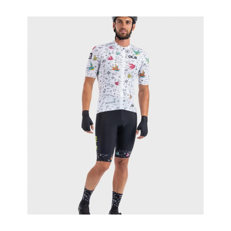 Maglia Ciclismo ALE' GRAPHICS PRR VERSILIA Bianco 5 Maglia Ciclismo ALE' GRAPHICS PRR VERSILIA Bianco - immagine 3