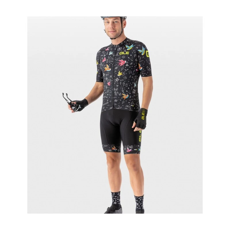 Maglia Ciclismo ALE' GRAPHICS PRR VERSILIA Nero 4 Maglia Ciclismo ALE' GRAPHICS PRR VERSILIA Nero - immagine 2