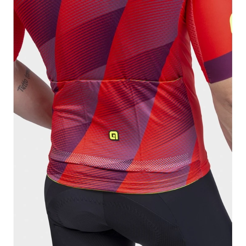 Maglia Ciclismo ALE' PR-R SQUARE Rosso 6 Maglia Ciclismo ALE' PR-R SQUARE Rosso - immagine 4