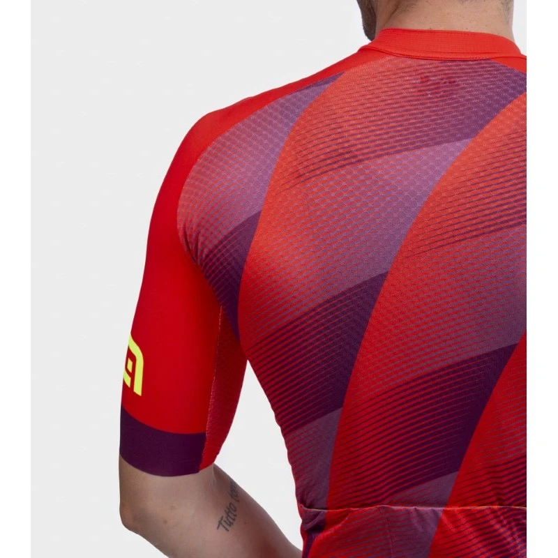 Maglia Ciclismo ALE' PR-R SQUARE Rosso 7 Maglia Ciclismo ALE' PR-R SQUARE Rosso - immagine 5