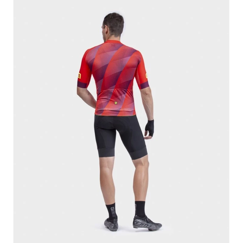 Maglia Ciclismo ALE' PR-R SQUARE Rosso 9 Maglia Ciclismo ALE' PR-R SQUARE Rosso - immagine 7