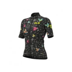 Maglia Ciclismo ALE' PRR VERSILIA Nero Donna