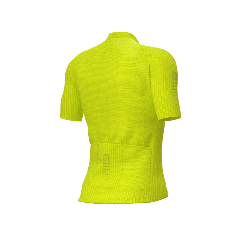 Maglia Ciclismo ALE' R-EV1 SILVER COOLING Giallo Fluo 3 Maglia Ciclismo ALE' R-EV1 SILVER COOLING Giallo Fluo