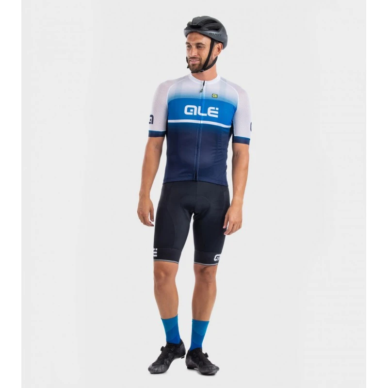 Maglia Ciclismo ALE' SOLID BLEND Azzurro 5 Maglia Ciclismo ALE' SOLID BLEND Azzurro - immagine 3