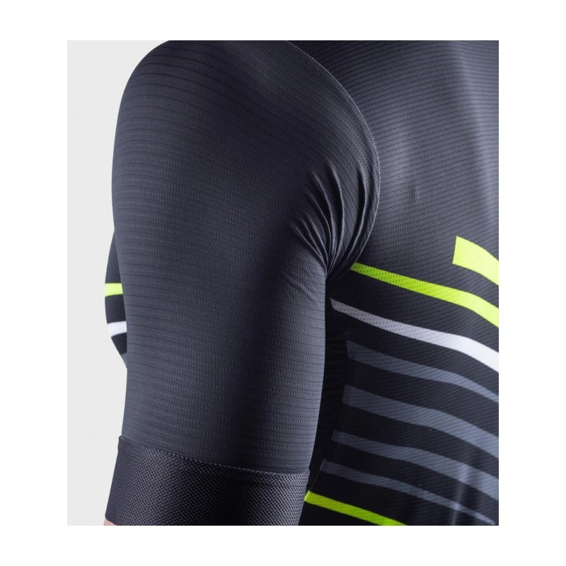 Maglia Ciclismo ALE' SOLID FLASH Nero Fluo 8 Maglia Ciclismo ALE' SOLID FLASH Nero Fluo - immagine 6