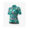 Maglia Ciclismo Donna ALE' PRR FIORI Verde -Affari Ciclistici maglia ciclismo donna ale prr fiori verde