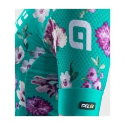Maglia Ciclismo Donna ALE' PRR FIORI Verde -Affari Ciclistici maglia ciclismo donna ale prr fiori verde 3