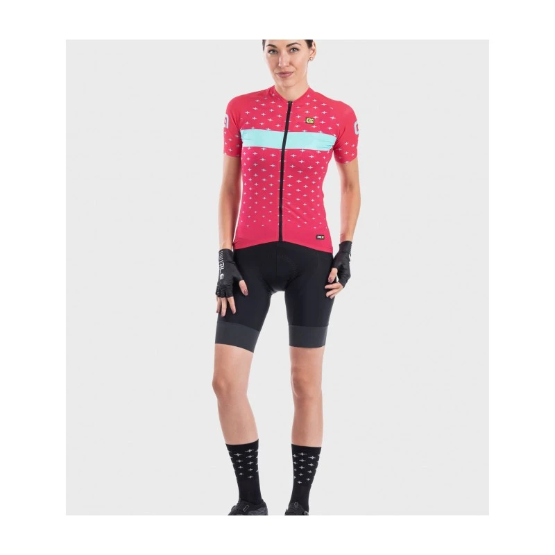 Maglia Ciclismo Donna ALE' PRR STAR Fragola 5 Maglia Ciclismo Donna ALE' PRR STAR Fragola - immagine 3