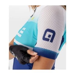 Maglia Ciclismo Donna ALE' SOLID BLEND Blu Turchese -Affari Ciclistici maglia ciclismo donna ale solid blend blu turchese 4