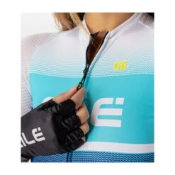 Maglia Ciclismo Donna ALE' SOLID BLEND Blu Turchese -Affari Ciclistici maglia ciclismo donna ale solid blend blu turchese 5