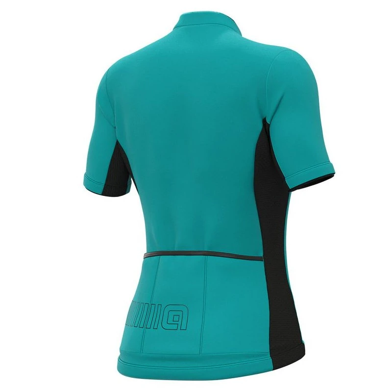 Maglia Ciclismo Donna ALE' SOLID COLOR BLOCK Turchese 4 Maglia Ciclismo Donna ALE' SOLID COLOR BLOCK Turchese - immagine 2