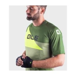 Maglia Dh Enduro Allmountain Ebike ALE' SHAPE Verde -Affari Ciclistici maglia dh enduro allmountain ebike ale shape verde 4