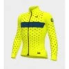 Maglia Invernale Ciclismo ALE' PR-R STARS Giallo Fluo-petrolio 2022 -Affari Ciclistici maglia invernale ciclismo ale pr r stars giallo fluo petrolio 2022