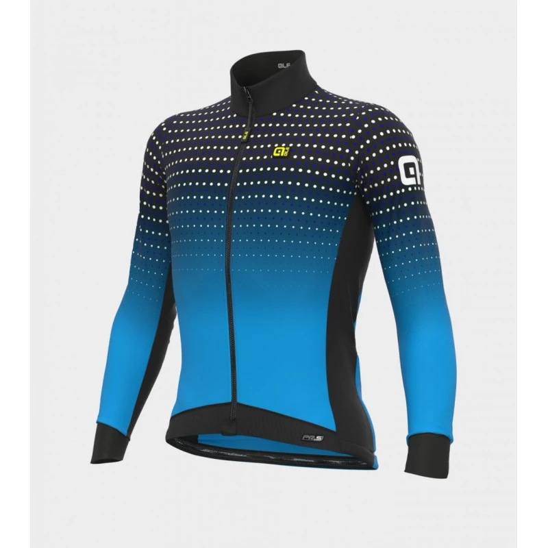 Maglia Invernale Ciclismo ALE' PR-S BULLET Nero-cyan 2022 3 Maglia Invernale Ciclismo ALE' PR-S BULLET Nero-cyan 2022