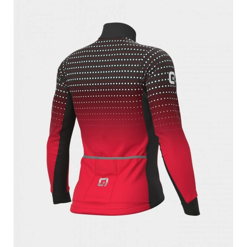 Maglia Invernale Ciclismo ALE' PR-S BULLET Nero-rosso 2022 4 Maglia Invernale Ciclismo ALE' PR-S BULLET Nero-rosso 2022 - immagine 2