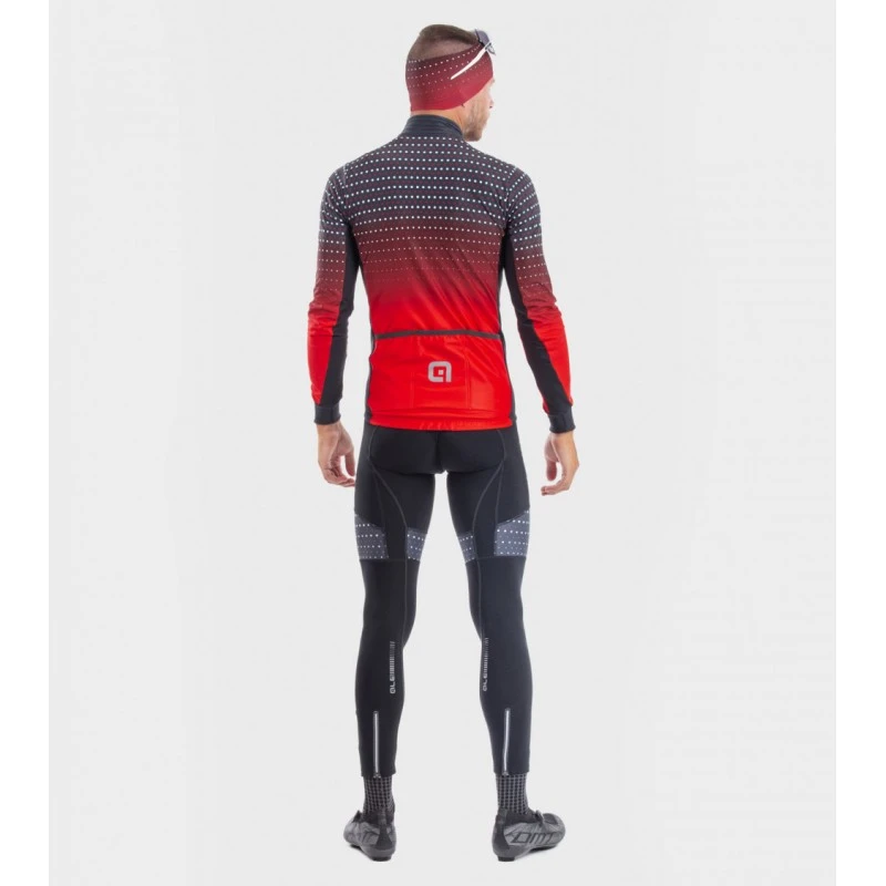 Maglia Invernale Ciclismo ALE' PR-S BULLET Nero-rosso 2022 6 Maglia Invernale Ciclismo ALE' PR-S BULLET Nero-rosso 2022 - immagine 4