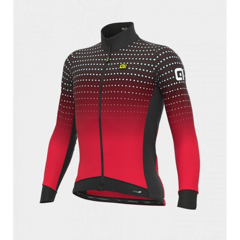 Maglia Invernale Ciclismo ALE' PR-S BULLET Nero-rosso 2022 3 Maglia Invernale Ciclismo ALE' PR-S BULLET Nero-rosso 2022