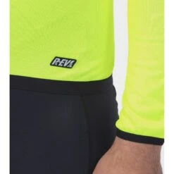 Maglia Invernale Ciclismo ALE' R-EV1 THERMAL Giallo Fluo 2022 -Affari Ciclistici maglia invernale ciclismo ale r ev1 thermal giallo fluo 2022 4
