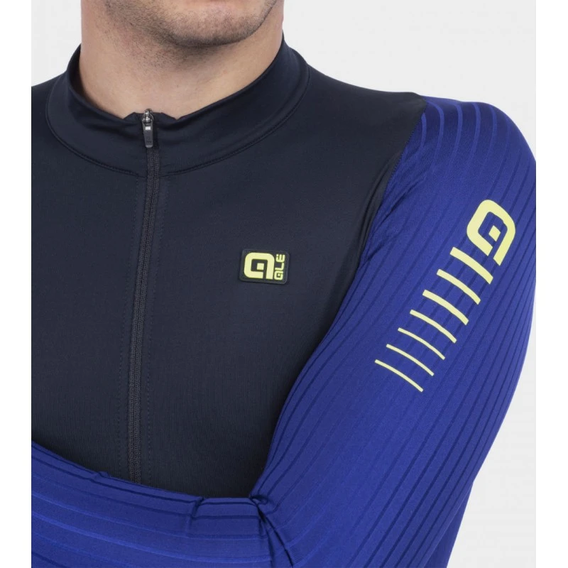 Maglia Invernale Ciclismo ALE' R-EV1 WARM RACE 2.0 Blu 2022 7 Maglia Invernale Ciclismo ALE' R-EV1 WARM RACE 2.0 Blu 2022 - immagine 5