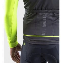Maglia Invernale Ciclismo ALE' SOLID FONDO Giallo Fluo 2022 -Affari Ciclistici maglia invernale ciclismo ale solid fondo giallo fluo 2022 5