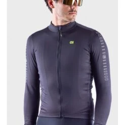 Maglia Invernale Ciclismo ALE' SOLID FONDO Nero 2022 -Affari Ciclistici maglia invernale ciclismo ale solid fondo nero 2022 4