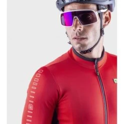 Maglia Invernale Ciclismo ALE' SOLID FONDO Rosso 2022 -Affari Ciclistici maglia invernale ciclismo ale solid fondo rosso 2022 5