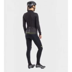 Maglia Invernale Donna ALE' SOLID FONDO Nero 2022 -Affari Ciclistici maglia invernale donna ale solid fondo nero 2022 3