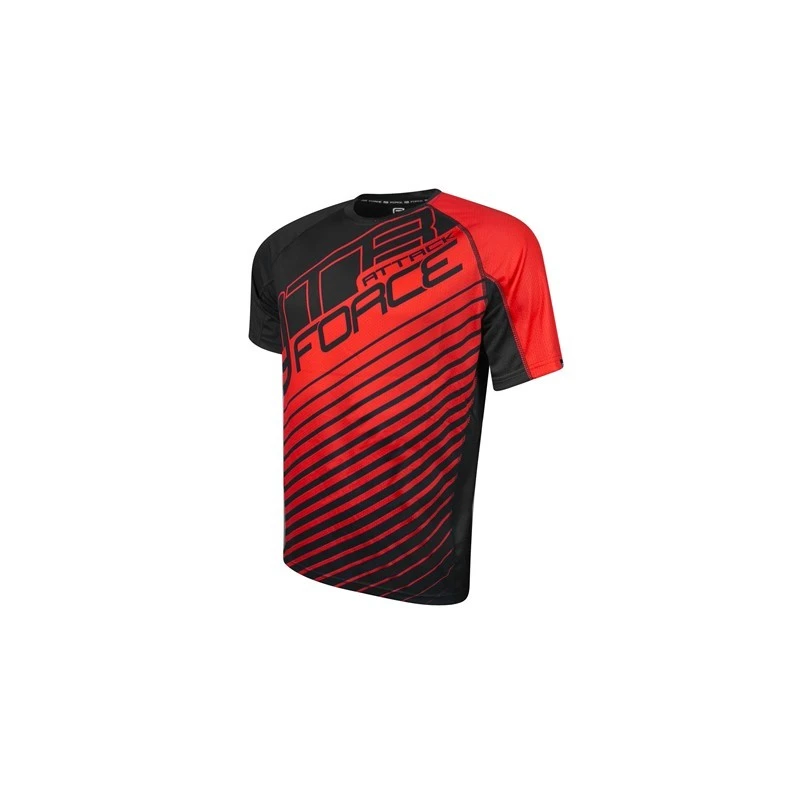 Maglia MTB FORCE ATTACK Rosso 3 Maglia MTB FORCE ATTACK Rosso