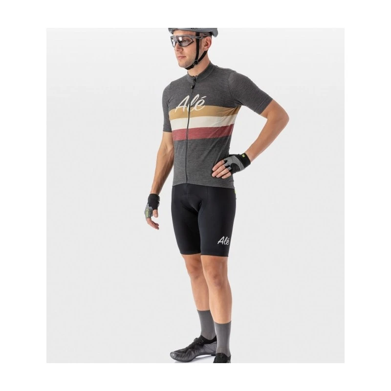 Pantaloncini Ciclismo ALE' CLASSIC EPICA Nero 6 Pantaloncini Ciclismo ALE' CLASSIC EPICA Nero - immagine 4