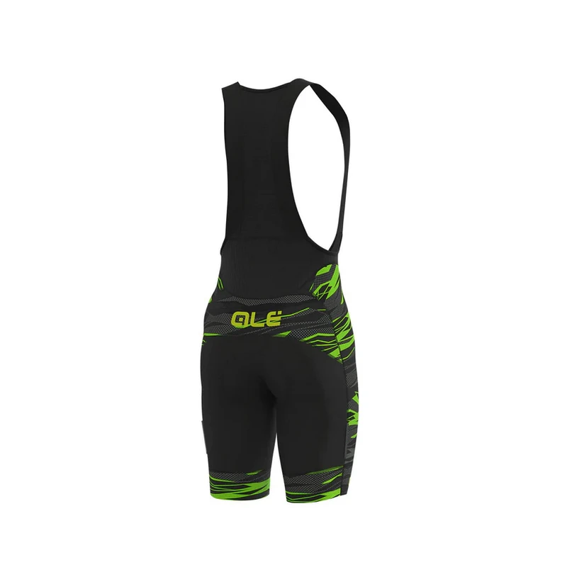 Pantaloncini Ciclismo ALE' GRAPHICS PRR ROCK Nero Verde Giallo Fluo 4 Pantaloncini Ciclismo ALE' GRAPHICS PRR ROCK Nero Verde Giallo Fluo - immagine 2