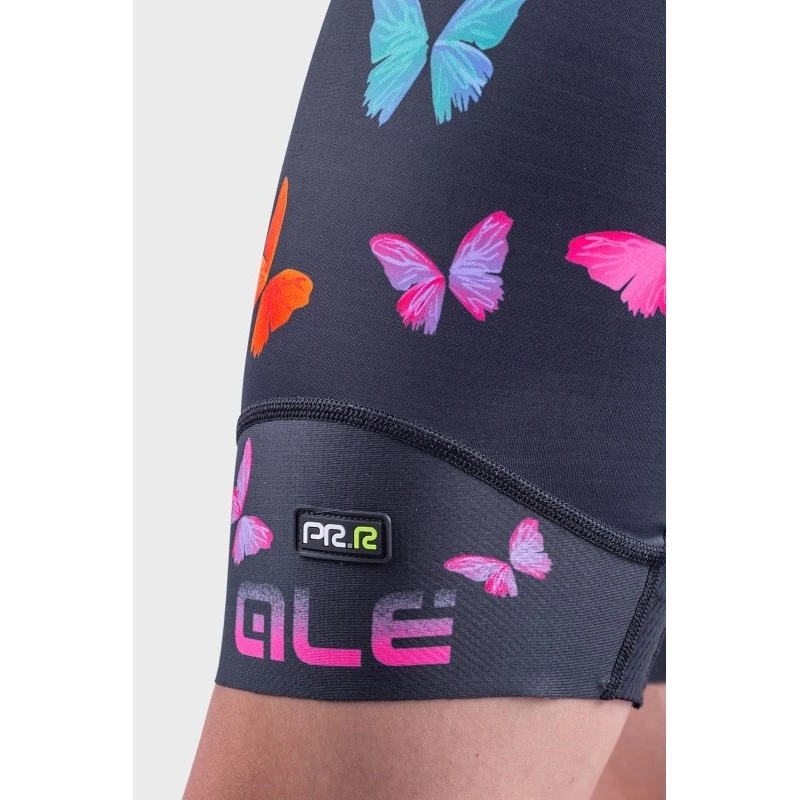 Pantaloncini Ciclismo Donna Senza Bretelle ALE' PR-R BUTTERFLY Nero 6 Pantaloncini Ciclismo Donna Senza Bretelle ALE' PR-R BUTTERFLY Nero - immagine 4